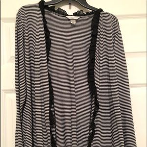 Black and white cardigan